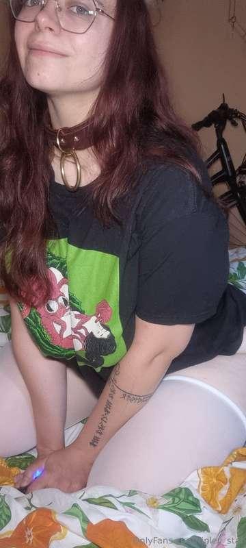 Feeling silly and goofy, feeling like putting on the collar ..