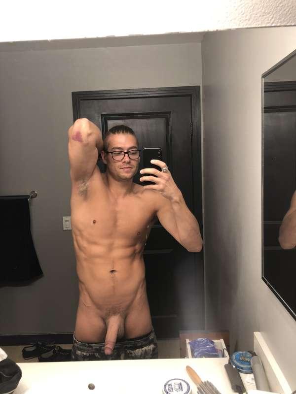 Nice new bruise from training also my dick.
