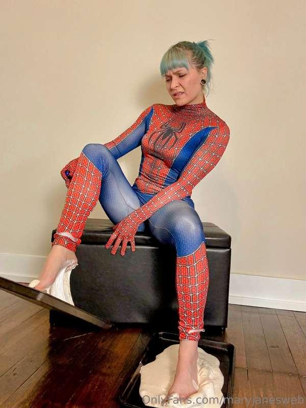 PART 1: Spidergirl has been developing a new, improved web f..
