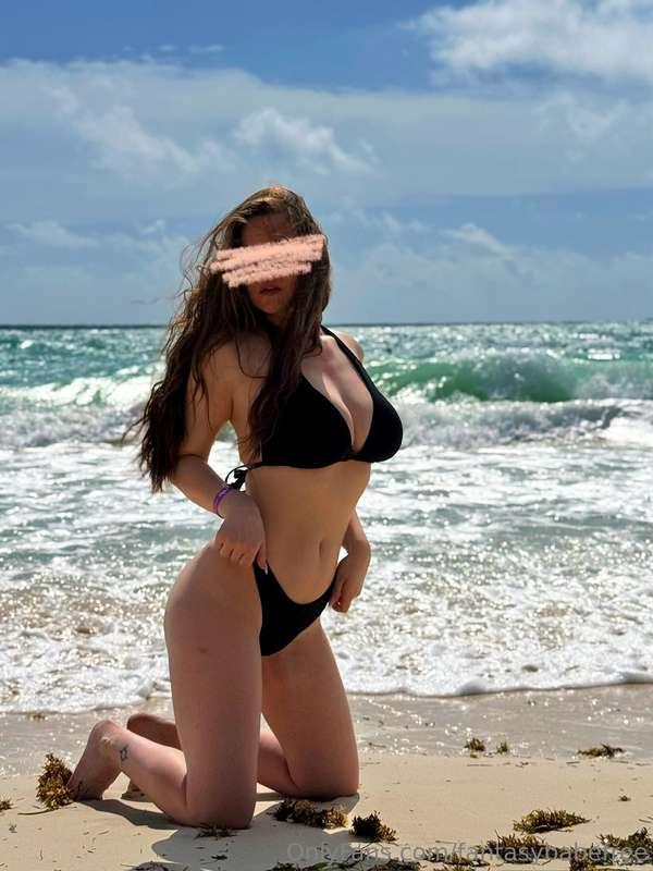 The black bikini is just a warm-up... If you had to choose b..