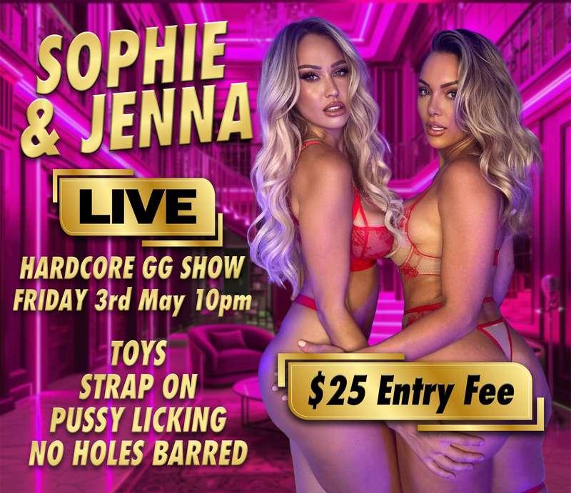 LIVE TOMORROW WITH JENNA ON @SOPHIEREADE
$25 ENTRY😈😈 Dont mi..