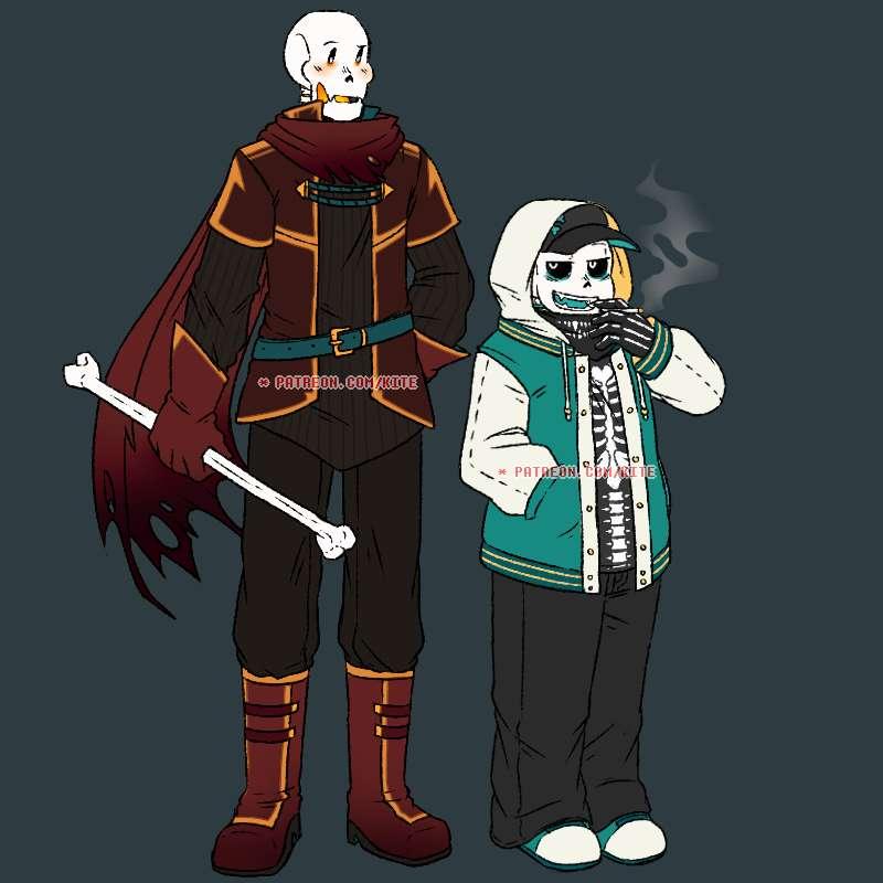 Skeleton brothers concepts pt2 - Grimmstale