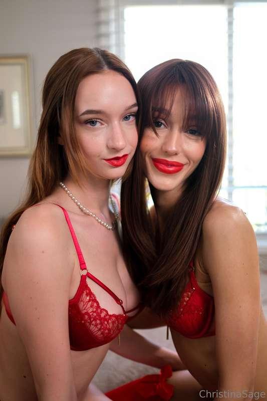 Red hot & unstoppable w/ @melmarieofficial2 🔥