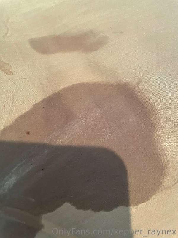Cum see how I made this mess 🐱💦 had already play with myself..