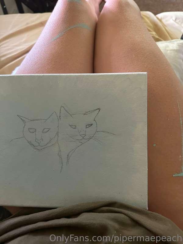 Painting post: 🎨 

I am making a birthday present for a dear..