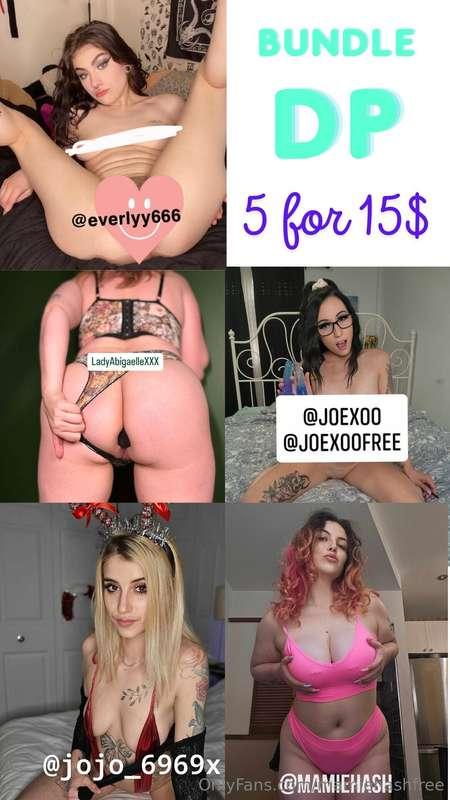 🍆🍆Double Penetration Bundle 🍆🍆We love filling our pussy and ..