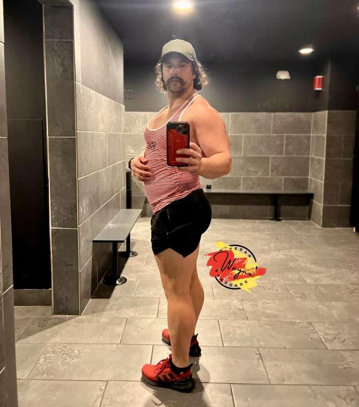 Gym selfies 