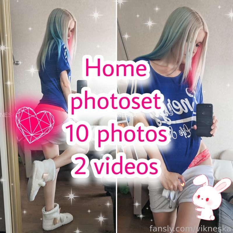 🔥 Home photoset with 10 photos &amp; 2 videos 🔥

More about this:
https://vikneska.com/shop/home-photoset
