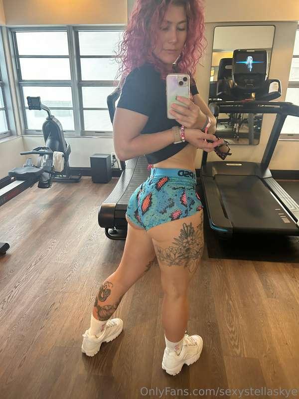 Up in the gym 😮‍💨