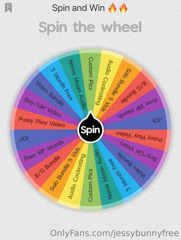 One Spin 15$
Three Spins 30$ 

🔥🔥🔥🔥🔥