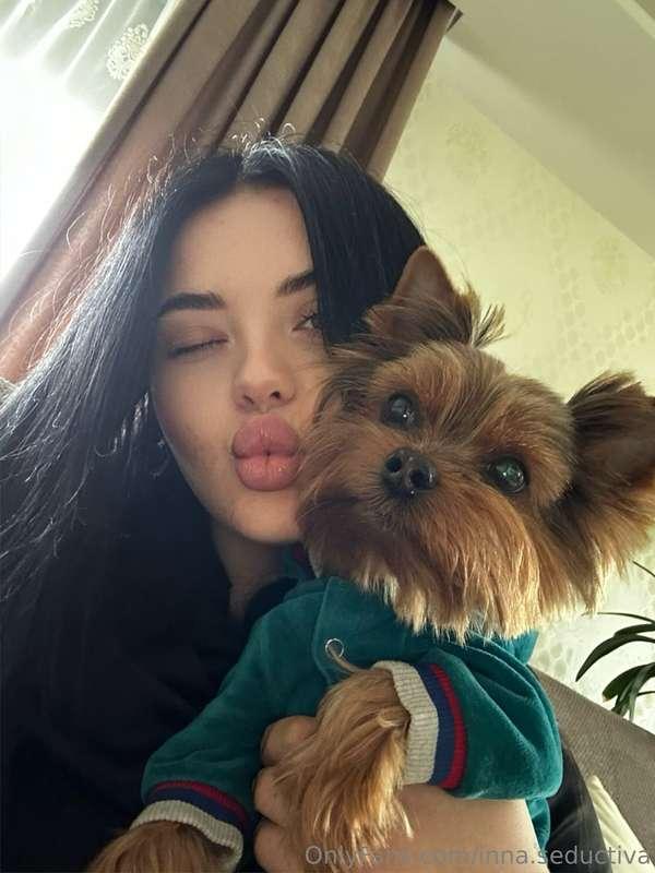 When I see a dog,🐶 nothing can stop me. I just want to pet i..