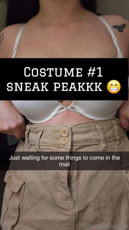 I got this costume and another costume in the works for ya 🤪..