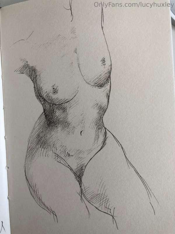 some recent sketches of me by my friend David Nicholson