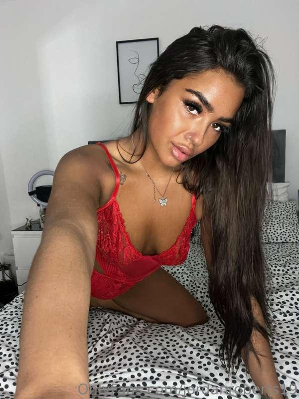 Care to join me here in my bed? 🥵 DM me now 😘