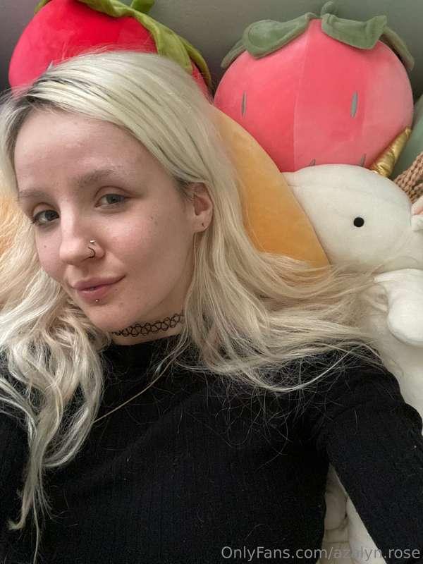 In my plushie pile so horny 💦