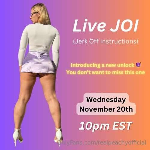 Going LIVE this Wednesday, November 20th10pm EST! I’m bringi..