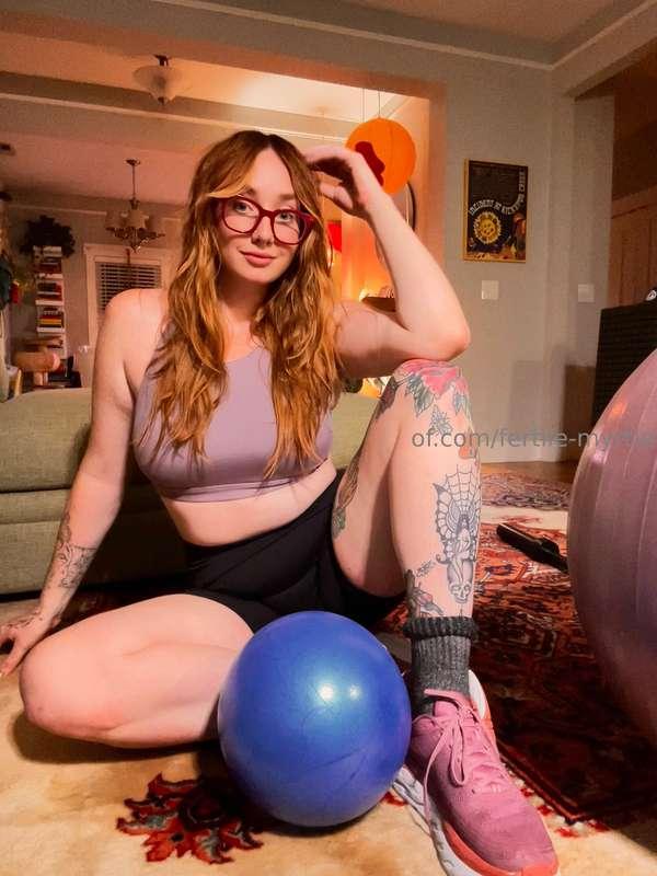 Fresh out of the gym, but I'm up for another kind of workout..