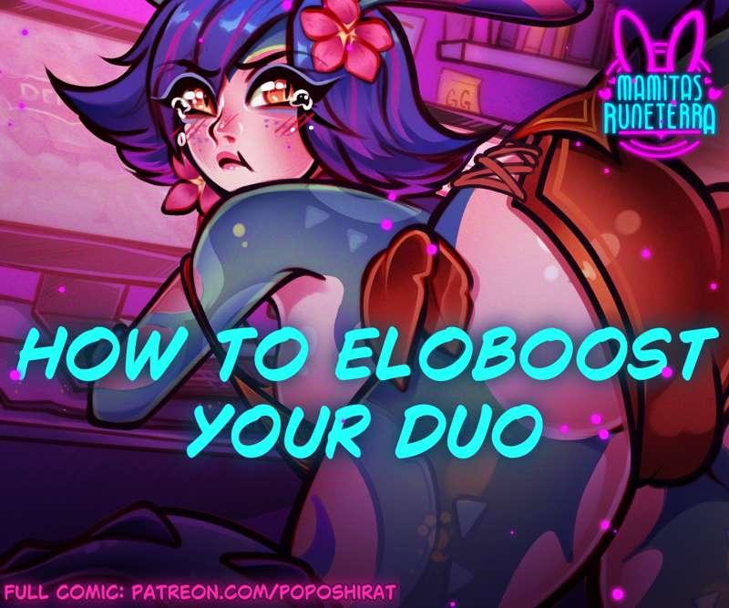 "How to Eloboost your duo" first half of Neeko's comic