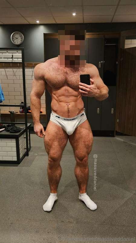 Wish I could train in my underwear... To motivate others, of..