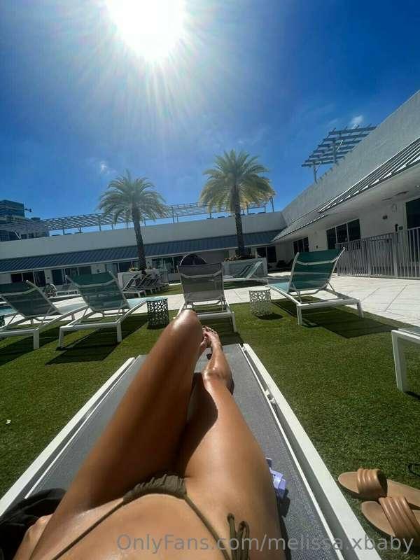 It would be much nicer for the two of us if my feet were not..