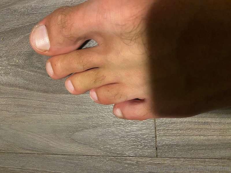 Damn I could barely get my foot near my cock I need to stret..