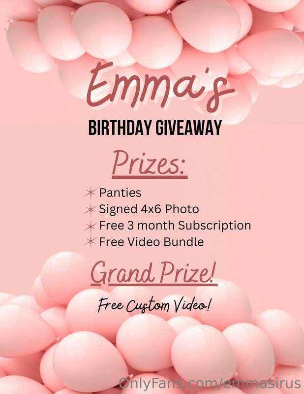‼️ENDED‼️  ✨Birthday Giveaway ✨ There’s 7 days till my birth..