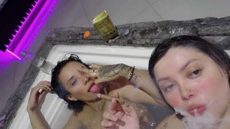 with my BFF, do you like to take a shower with us?