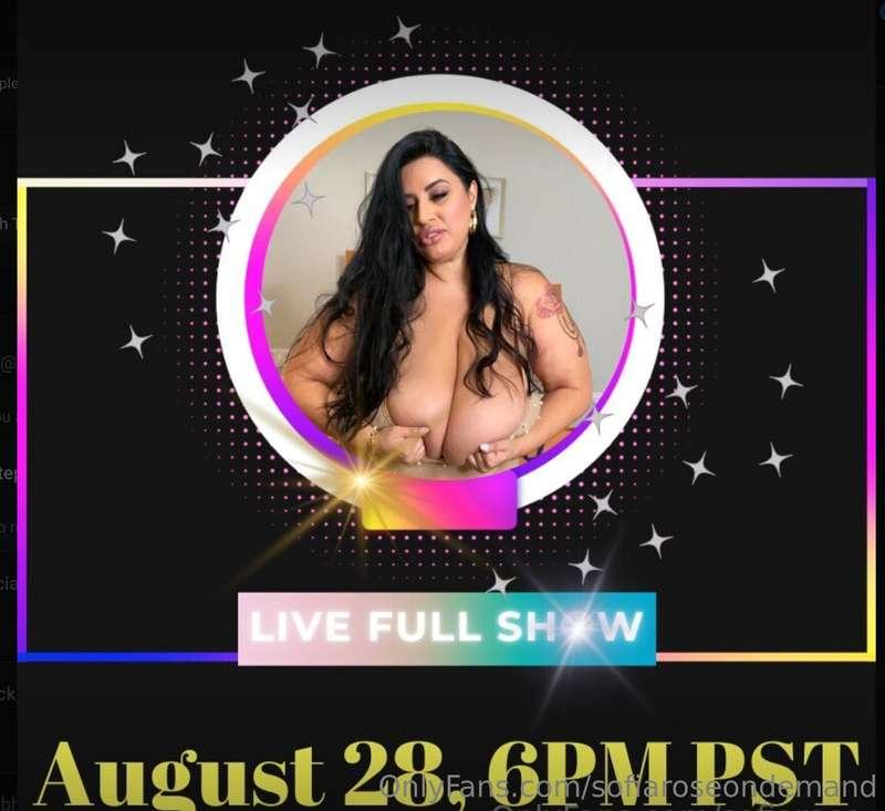 I'll be LIVE on my VIP page on the 28th, join me now and let..