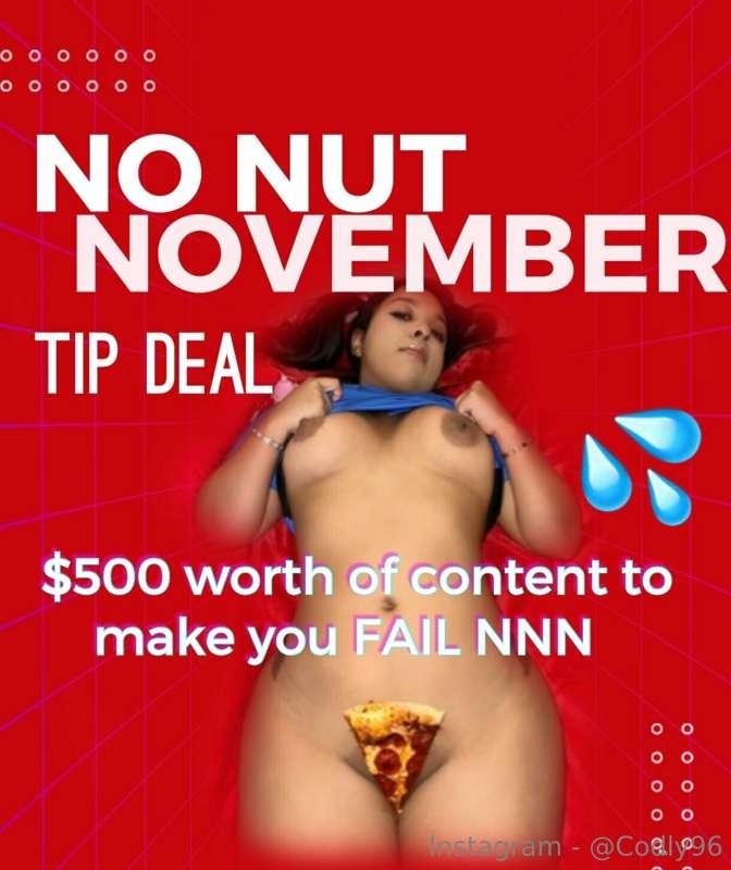 🥜 𝗡𝗢 𝗡𝗨𝗧 𝗡𝗢𝗩𝗘𝗠𝗕𝗘𝗥 💦 𝐃𝐄𝐀𝐋 😈 Tip $10 right now to receive $500..