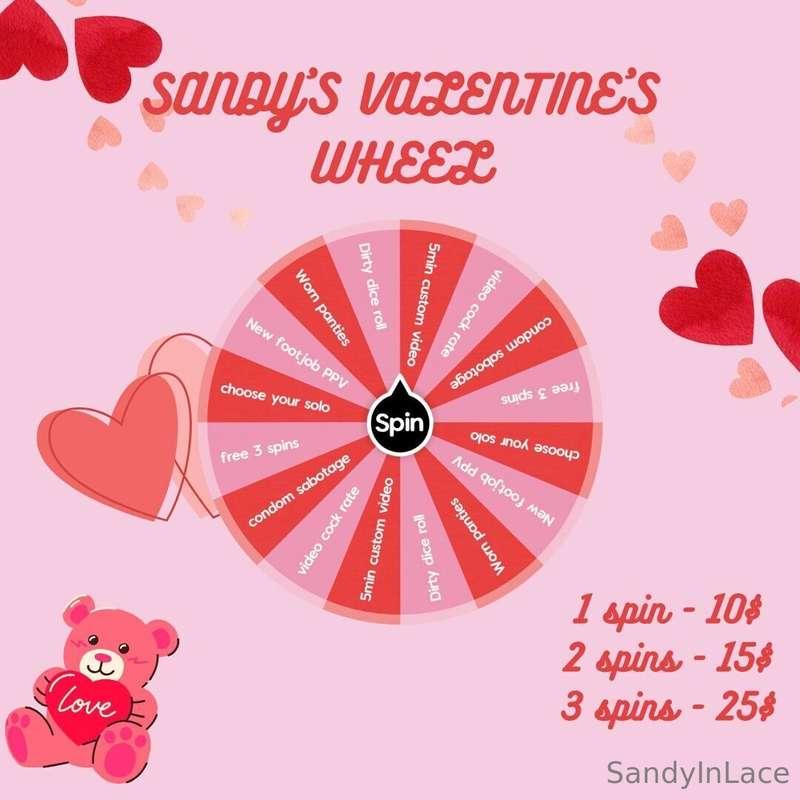 💝***SANDY’s VALENTINE’S  WHEEL*** 💝Welcome to my  Valentine’..