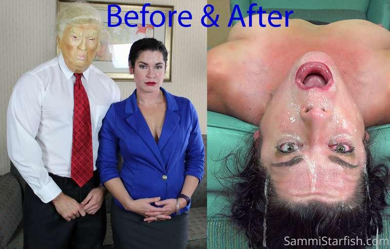 A before and after photo
From my roughest and messiest face ..