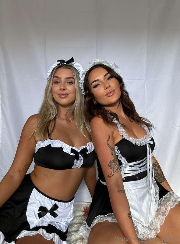 Happy Halloween from your naughtiest maids 👻🖤