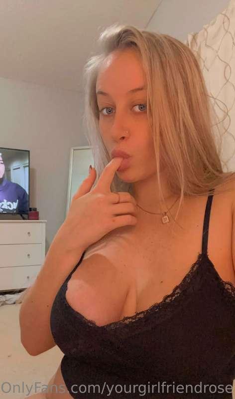 Sadly just my finger and not your dick….. my dms are open fo..