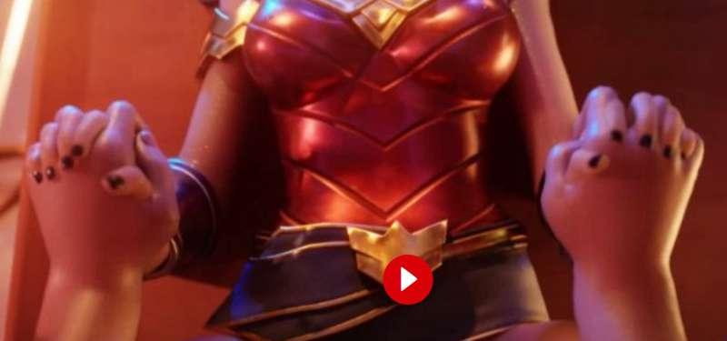 Wonderwoman Hand Holding