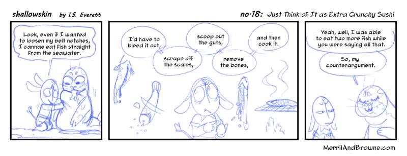 shallowskin Strip #18 - Sketch
