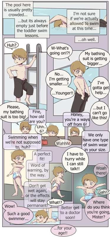 Swimming Lessons(Color Comic)