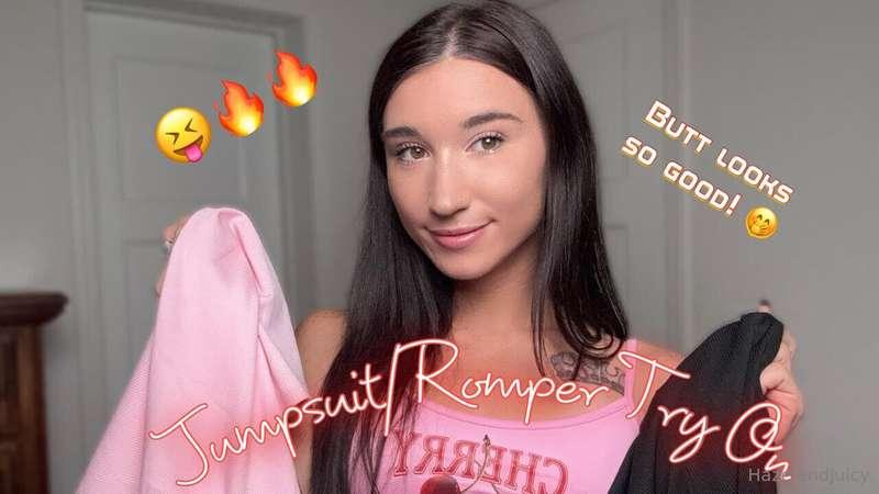 New, super sexy try on video just dropped on YouTube and her..