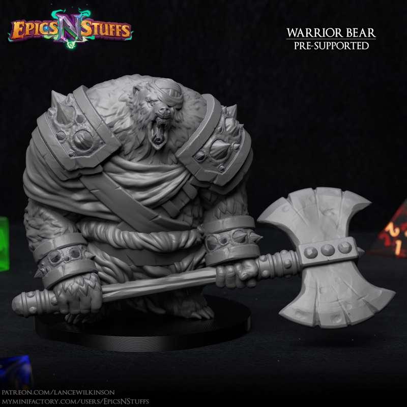 Warrior Bear is FURocious! Denizens launching soon!