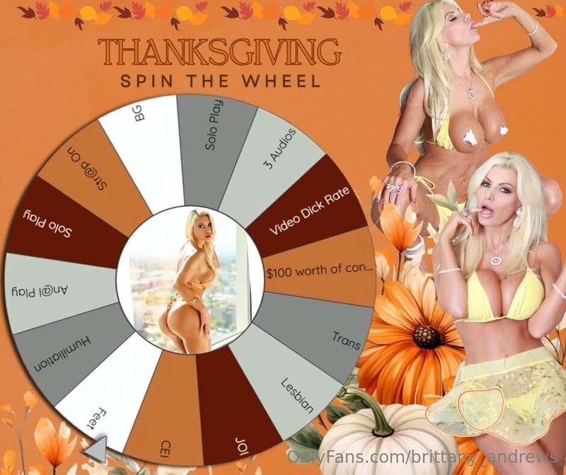 🦃 Spin the Wheel – Early Thanksgiving Treats Just for You! 🍂..