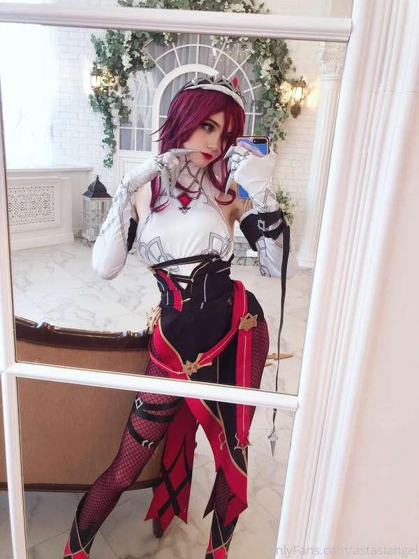 Spoiler from new cosplay ❤️‍🔥🖤