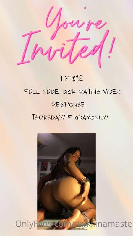 Thursday and Friday ONLY Flash Sale! Full Nude dick rating v..