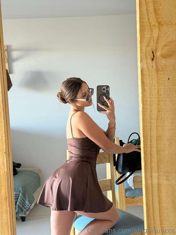 Me ate el pelo bien recogido porque con este calorcito me gu..