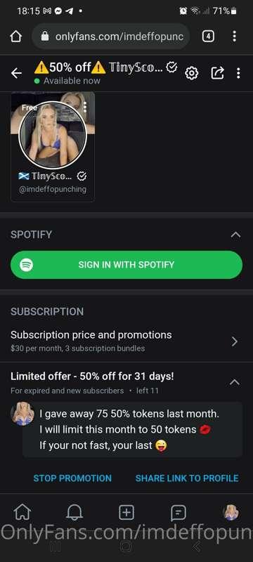 ***Grab a bargain***
@imdeffopunchingvip 
11 tokens left out..