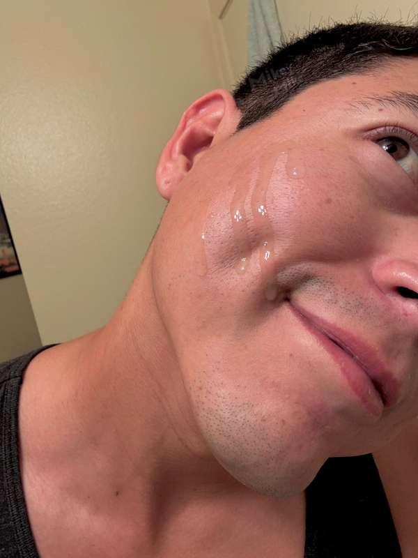 Wish this was your cum on my face