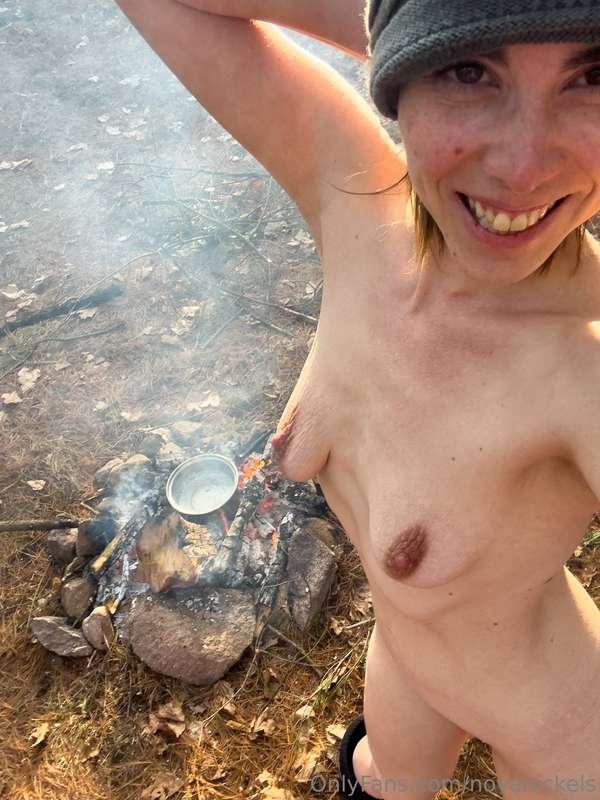 Went camping last night and had so much fun, first camping t..
