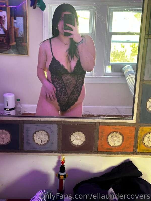 Do u like my new lace bodysuit?