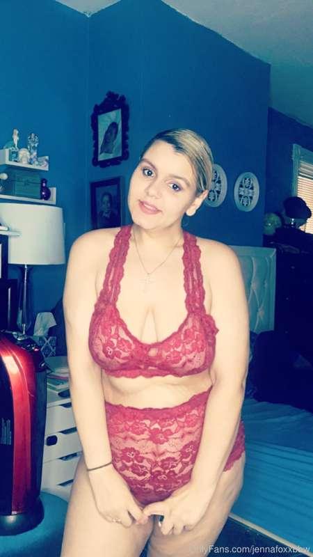 The lady in red