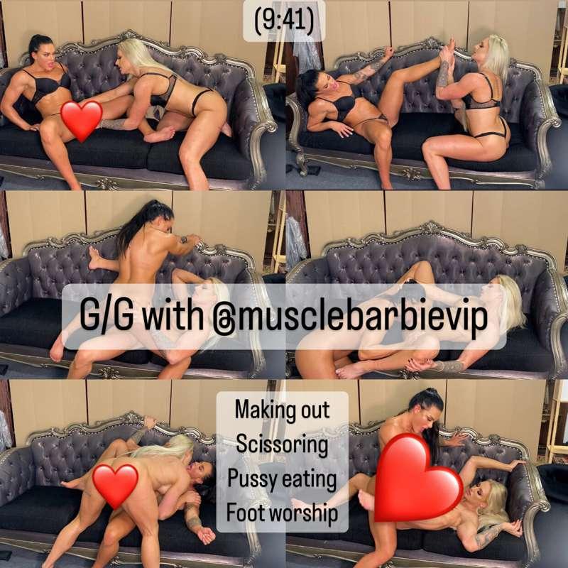 My first G/G! 😱 

This was so fun with @musclebarbievip 😈 

..