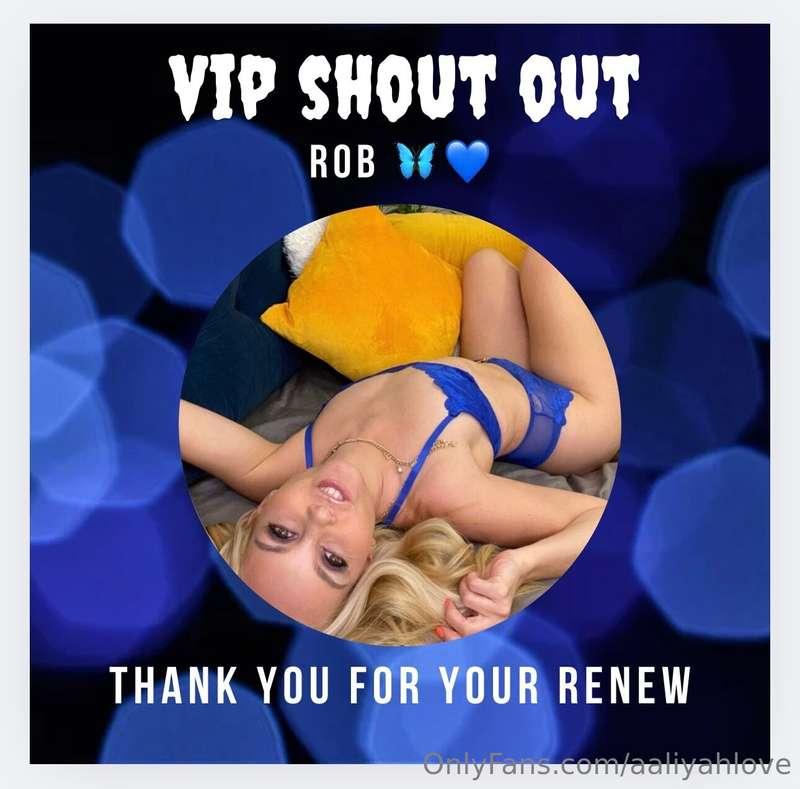 Shout out to Rob! @kirby9600 Thanks for renewing your VIP 💙•..