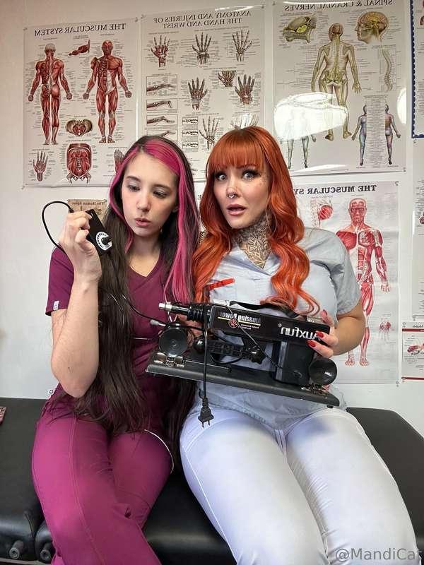 The doc used a new machine on me 😈 @mistyray 